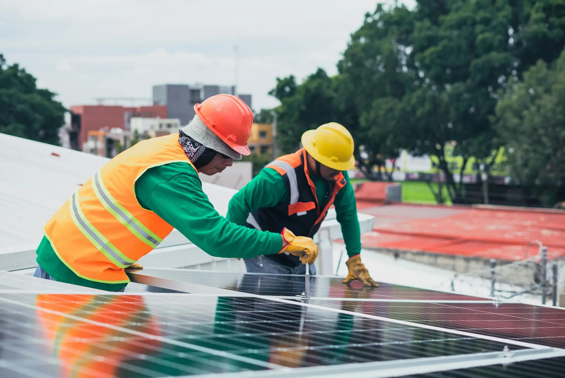 solar panel installation